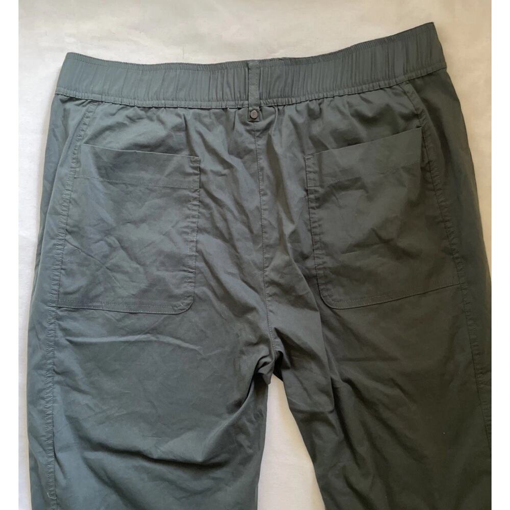 Foil Barrel Ankle Pants Viridian Olive Green Technical Cotton NWT US 10 AU NZ - Picture 13 of 16